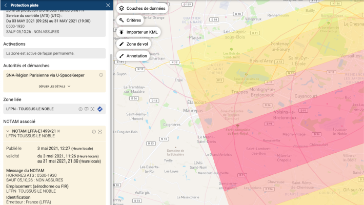 U-SpaceKeeper Drone Aeronautical Information Management service